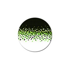 Flat Tech Camouflage Reverse Green Golf Ball Marker by jumpercat