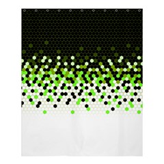 Flat Tech Camouflage Reverse Green Shower Curtain 60  X 72  (medium)  by jumpercat