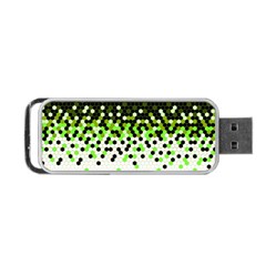 Flat Tech Camouflage Reverse Green Portable Usb Flash (two Sides) by jumpercat