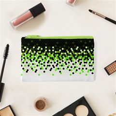 Flat Tech Camouflage Reverse Green Cosmetic Bag (xs) by jumpercat