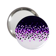 Flat Tech Camouflage Reverse Purple 2 25  Handbag Mirrors by jumpercat