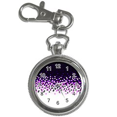 Flat Tech Camouflage Reverse Purple Key Chain Watches by jumpercat