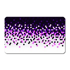 Flat Tech Camouflage Reverse Purple Magnet (rectangular) by jumpercat