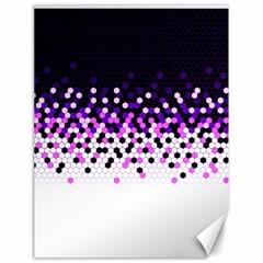 Flat Tech Camouflage Reverse Purple Canvas 18  X 24   by jumpercat