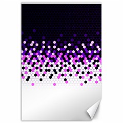 Flat Tech Camouflage Reverse Purple Canvas 20  X 30   by jumpercat