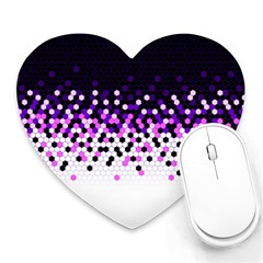 Flat Tech Camouflage Reverse Purple Heart Mousepads by jumpercat