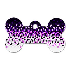 Flat Tech Camouflage Reverse Purple Dog Tag Bone (one Side) by jumpercat