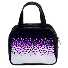 Flat Tech Camouflage Reverse Purple Classic Handbags (2 Sides) by jumpercat