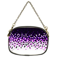 Flat Tech Camouflage Reverse Purple Chain Purses (one Side)  by jumpercat