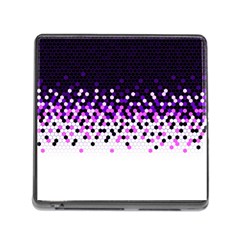 Flat Tech Camouflage Reverse Purple Memory Card Reader (square) by jumpercat