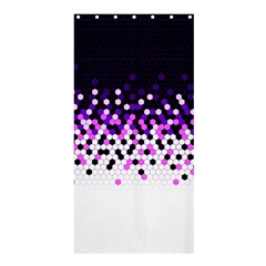 Flat Tech Camouflage Reverse Purple Shower Curtain 36  X 72  (stall)  by jumpercat