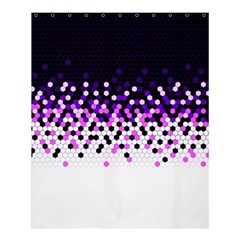 Flat Tech Camouflage Reverse Purple Shower Curtain 60  X 72  (medium)  by jumpercat