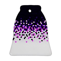 Flat Tech Camouflage Reverse Purple Ornament (bell)