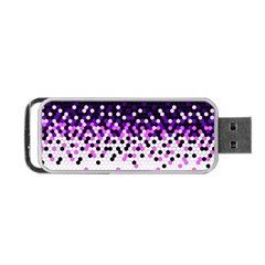 Flat Tech Camouflage Reverse Purple Portable Usb Flash (one Side) by jumpercat