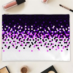 Flat Tech Camouflage Reverse Purple Cosmetic Bag (xxl)  by jumpercat