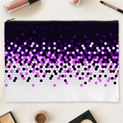 Flat Tech Camouflage Reverse Purple Cosmetic Bag (xxxl)  by jumpercat