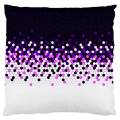 Flat Tech Camouflage Reverse Purple Standard Flano Cushion Case (one Side) by jumpercat