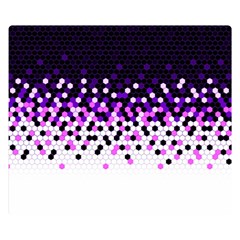 Flat Tech Camouflage Reverse Purple Double Sided Flano Blanket (small)  by jumpercat