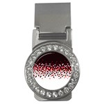 Flat Tech Camouflage Reverse Red Money Clips (CZ)  Front