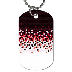 Flat Tech Camouflage Reverse Red Dog Tag (two Sides) by jumpercat