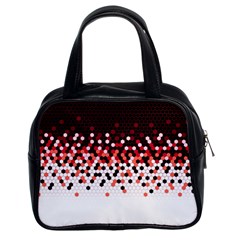 Flat Tech Camouflage Reverse Red Classic Handbags (2 Sides) by jumpercat