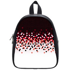 Flat Tech Camouflage Reverse Red School Bag (small) by jumpercat