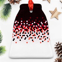 Flat Tech Camouflage Reverse Red Ornament (bell)