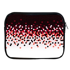 Flat Tech Camouflage Reverse Red Apple Ipad 2/3/4 Zipper Cases