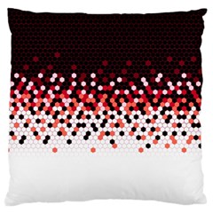 Flat Tech Camouflage Reverse Red Standard Flano Cushion Case (two Sides) by jumpercat