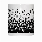 Flat Tech Camouflage White And Black White Mugs Center