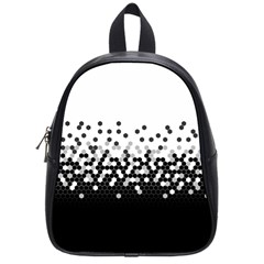 Flat Tech Camouflage White And Black School Bag (small) by jumpercat