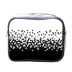 Flat Tech Camouflage White And Black Mini Toiletries Bags by jumpercat