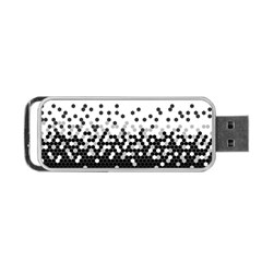 Flat Tech Camouflage White And Black Portable Usb Flash (two Sides) by jumpercat