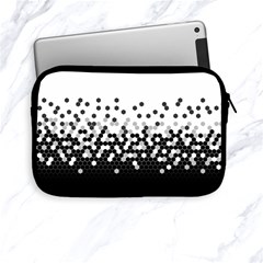 Flat Tech Camouflage White And Black Apple Ipad Mini Zipper Cases by jumpercat