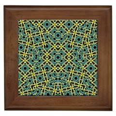 Arabesque Seamless Pattern Framed Tiles by dflcprints