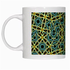 Arabesque Seamless Pattern White Mugs by dflcprints