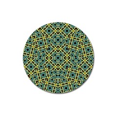 Arabesque Seamless Pattern Magnet 3  (round) by dflcprints