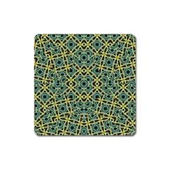 Arabesque Seamless Pattern Square Magnet by dflcprints