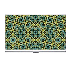 Arabesque Seamless Pattern Business Card Holders by dflcprints