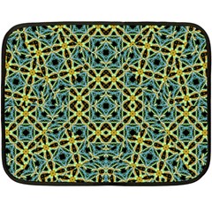 Arabesque Seamless Pattern Fleece Blanket (mini) by dflcprints