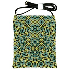 Arabesque Seamless Pattern Shoulder Sling Bags by dflcprints