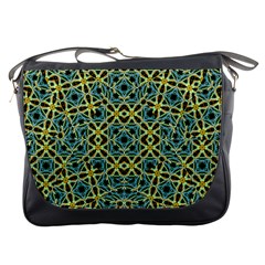 Arabesque Seamless Pattern Messenger Bags by dflcprints