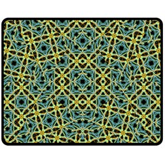 Arabesque Seamless Pattern Double Sided Fleece Blanket (medium)  by dflcprints