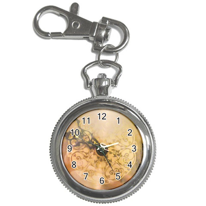 Old Wall Clock Vintage Style Photo Key Chain Watches