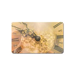 Old Wall Clock Vintage Style Photo Magnet (name Card) by dflcprints