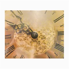 Old Wall Clock Vintage Style Photo Small Glasses Cloth by dflcprints