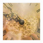 Old Wall Clock Vintage Style Photo Medium Glasses Cloth Front