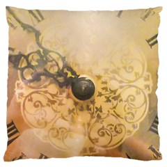 Old Wall Clock Vintage Style Photo Standard Flano Cushion Case (two Sides) by dflcprints