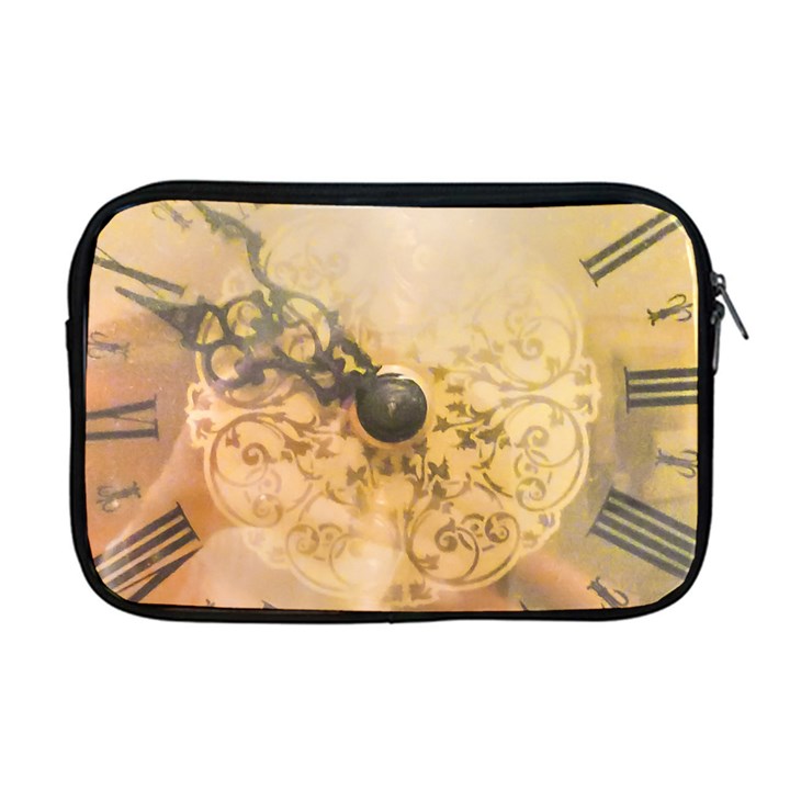 Old Wall Clock Vintage Style Photo Apple MacBook Pro 17  Zipper Case