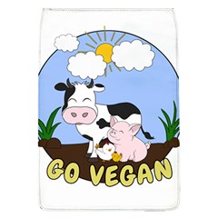 Friends Not Food - Cute Pig And Chicken Flap Covers (l)  by Valentinaart